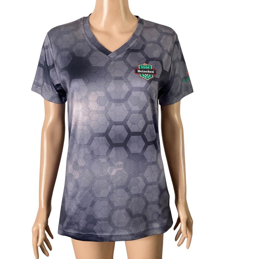 Team Heineken soccer Shirt Womens Medium v-neck futbol FSP